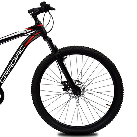 Image of CRADIAC 29 MTB Shimano Unisex 18.00 Inch Frame 7 Gear Xplorer Mountain Bike (Black)