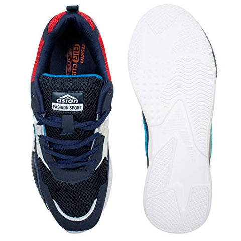 Image of ASIAN Sneaker-03 Black Running Shoes,Sports Shoes,Stylish Casual Sneakers,Walking, Gym, Trekking, Hiking & Party for Men UK-9