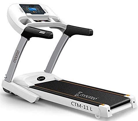 Image of Cockatoo CTM-11LPLUS 3HP - 6HP Peak DC Motorised Multi Function Treadmill for Home with Manual Incline, Max Speed 14Km/Hr, Max User Weight 130Kg(Free Installation Assistance)