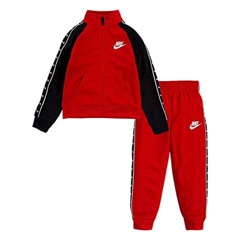 Image of Nike Boys' 2-Piece Tricot Tracksuit Pants Set Outfit - University red, 2t