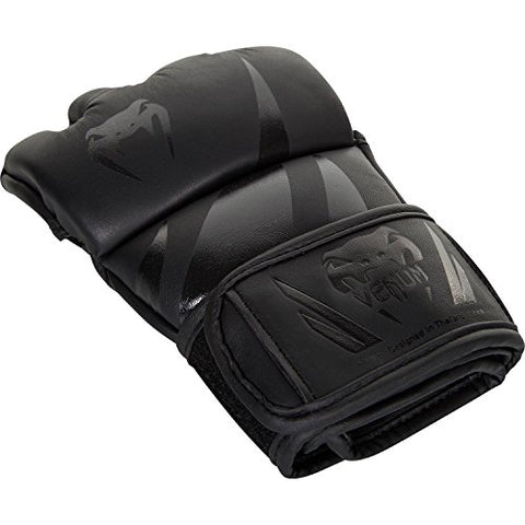 Image of Venum 0666-M Challenger MMA Gloves, Medium (Black)