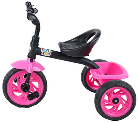 Image of Toyzoy Maple Lite Kids|Baby Trike|Tricycle with Detachable Bell for Age Group 1.5 to 5 Years, TZ-524 (Pink)