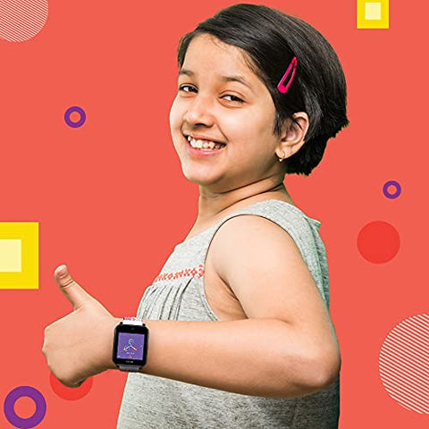Image of GOQii Smart Vital Junior for Kids Fitness (Cherry and Cream)+GOQii Smart Vital Fitness SpO2, Body Temperature and Blood Pressure Tracker with 3 Months Personal Coaching