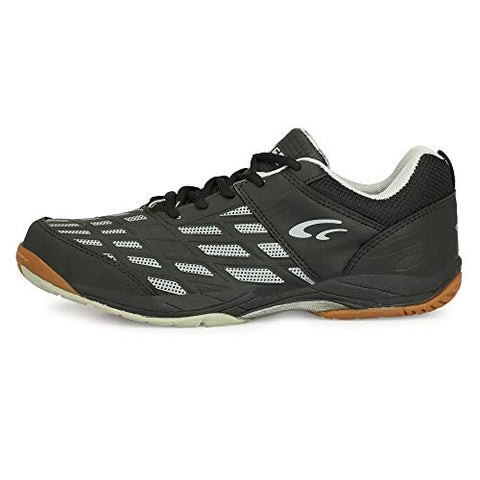 Image of ASE Men's PRO Non-Marking Sole TRU Cushion TRU Shape Badminton Shoes Ideal for Badminton, Table Tennis, Volleyball (Black, 07)