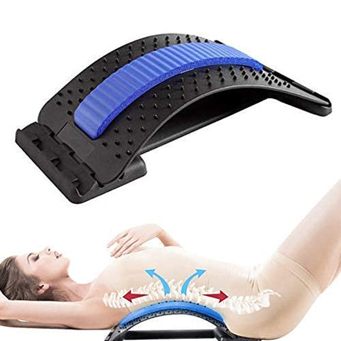 Image of AILELAN Back Stretcher for Spinal Pain Relief | Back Pain Relief Product | Lumber Support | Spinal Curve Back Relaxion Device