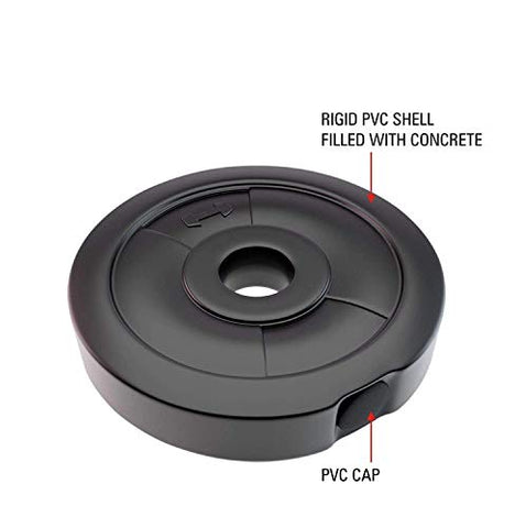 Image of SUS Home Gym Set, Dumbbell Set, (4 to 20 Kg), 1 Pair of Adjustable Dumbbell Rods with PVC Dumbbell Plates, Home Gym Set, Exercise & Fitness Sets. (4 KG Dumbbell Set 1X4=4KG)