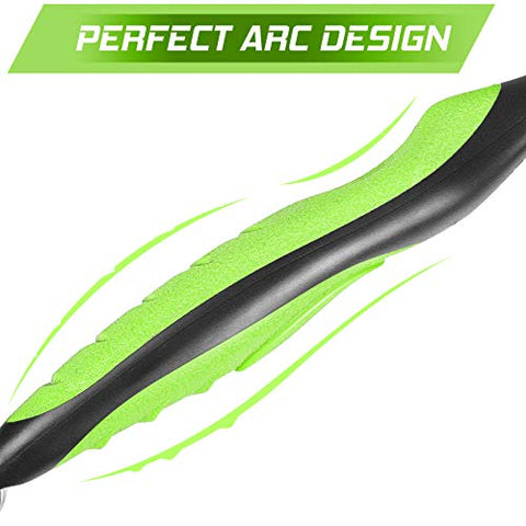 Image of Golf Club Brush and Golf Club Groove Cleaner 2 in 1, 2ft Retractable Zip-line Metal Buckle and Retractable Sharp Pick, Multifunctional Brush Head with Nylon and Wire Bristles(Black and Green Upgraded