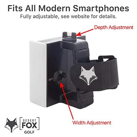 Image of Desert Fox Golf Phone Caddy (Blue Line)