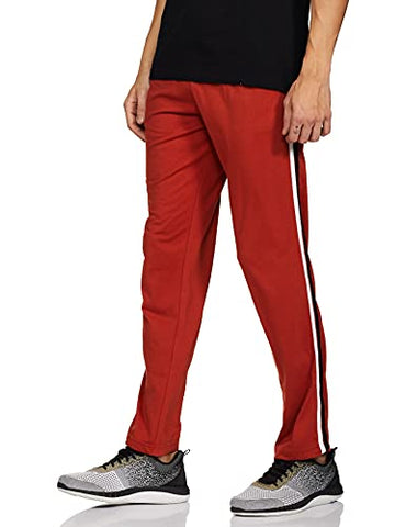 Image of Amazon Brand - Symbol Men's Regular Track Pants (KP17-01_Copper Brown_XL)
