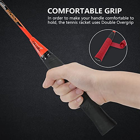 Image of Fostoy Badminton Racket Set, 4 Pack Badminton Racquets with 3 Shuttlecocks & Net, Badminton Shuttlecock Complete Sets for Professional & Beginner Players