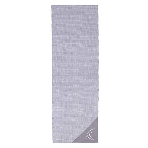 Image of Arka Veerbhadrasana Natural Cotton Yoga Exercise Mat for Men & Women.(Grey) Dimensions- 72 X 24 Inch,4 mm Thick