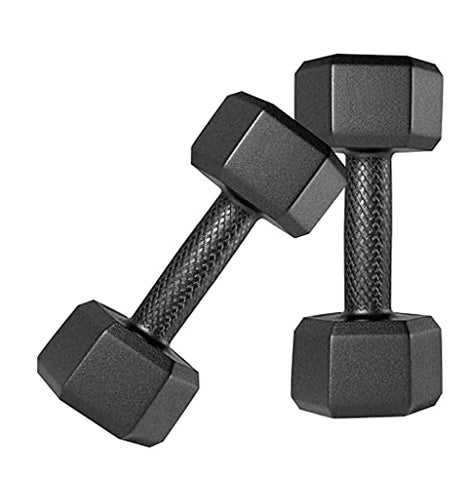 Image of Kore PVC DM-PVC-1KG-COMBO161 Dumbbell Set, 1Kg Set of 2 Dumbbells Set and Fitness Kit for Men and Women Whole Body Workout