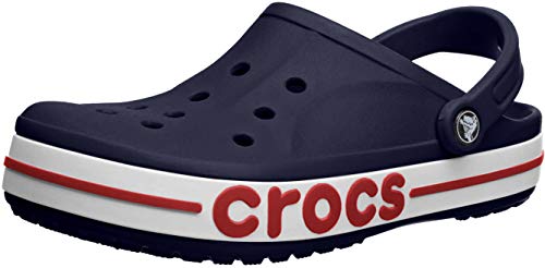 crocs Unisex Adult Bayaband Clog Navy/Pepper Men/ 10 UK Women (M10W12) (205089-4CC)
