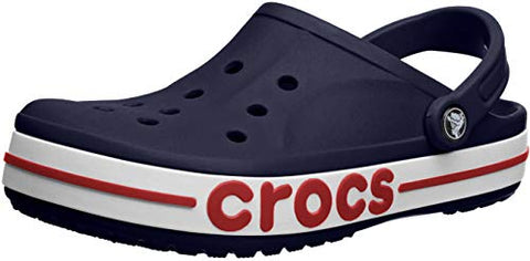 Image of crocs Unisex Adult Bayaband Clog Navy/Pepper 9 Men/ 10 UK Women (M10W12) (205089-4CC)