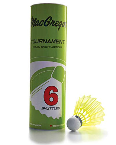 Image of MacGregor Tournament Shuttlecocks 6/Tube