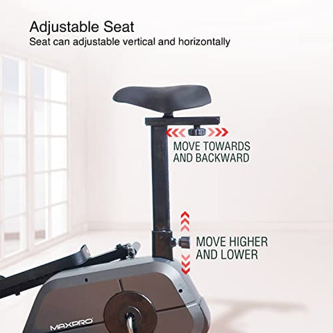Image of WELCARE MP 6066 Elliptical Cross Trainer with LCD Display, Adjustable SEAT, Hand Pulse Sensor, Adjustable Resistance for Home USE (DIY Installation with Video Call Assistance)