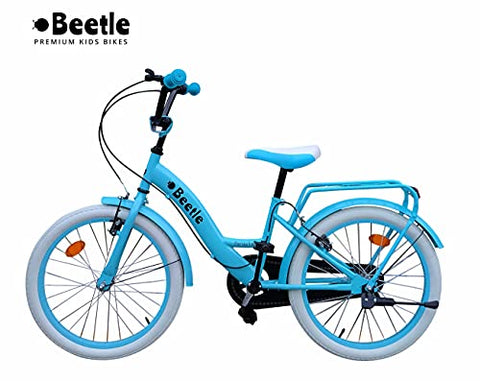Image of Beetle Panache 20T Kids Cycle With 12 Inches Steel Frame for 6 to 10 Year olds, Turquoise Blue