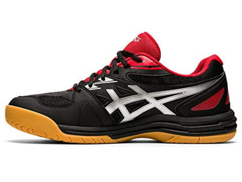 Image of ASICS Unisex-Adult Break 2 Black/Classic Red Indoor Court Shoes-6 UK (40 EU) (7 US) (1073A013)