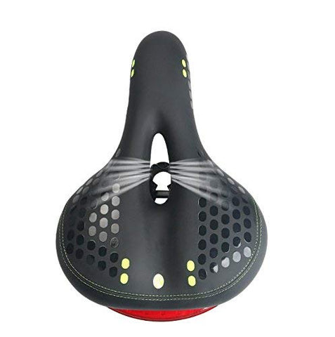 Image of Lista Widen Soft Bicycle Saddle Seat with 5 LED Light Mountain Road Bike Cushion