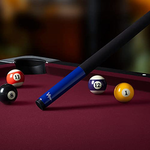 Image of Viper Graphstrike 58" 2-Piece Fiberglass Graphite Composite Billiard/Pool Cue, Blue