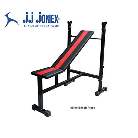 Image of JJ Jonex 3 in 1 Bench for Multi-Functional Exercises (Incline, Decline & Flat) for Gym and Home Gym @ Kin Store
