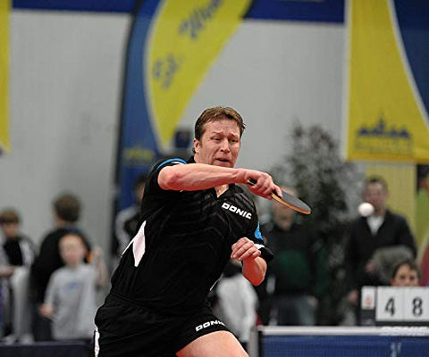 Image of Donic Wood Waldner 700 Table Tennis Bat (Black/Blue, Colour May Vary)