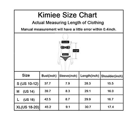 Image of Kimiee Women's Short Sleeve Yoga Tops Quick Dry Activewear Sports Top Workout Running T Shirt (Red, S)