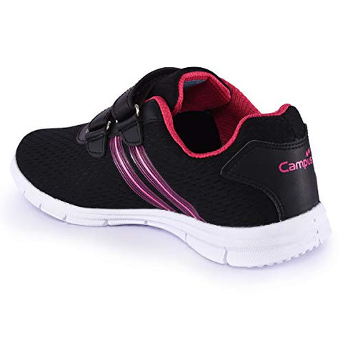 Image of Campus Women's Black Running Shoes-6 UK/India (39 EU) (Perry)