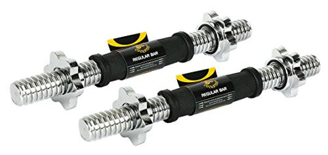 Image of Cockatoo (10 Kg-20 Kg) Professional Dumbbells Set With Regular Metal Integrated (31 mm) Rubber Plates, Dumbbells Kit (10)