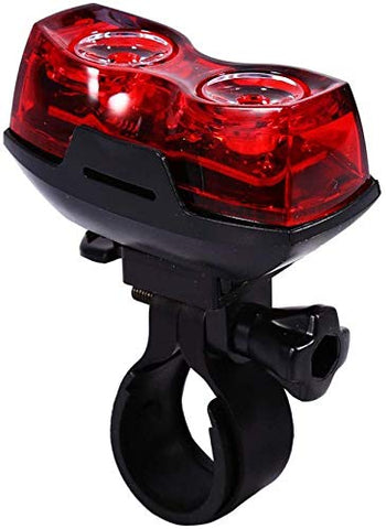 Image of Inditradition Bicycle 2-in-1 Flash Tail Light | Inbuilt 2 Laser & 5 LEDs, Multi-Functional 7 Modes (Red)