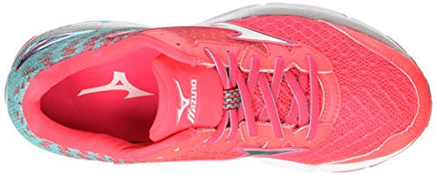 Image of Mizuno Women Wave Rider 19 Pink Running Shoes-4 UK/India (36.5 EU) (J1GD160308)