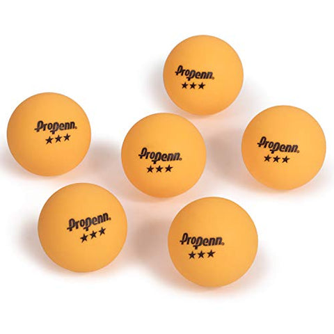 Image of EastPoint Sports 3-Star Table Tennis Balls (Orange, 40mm) - Pack of 6