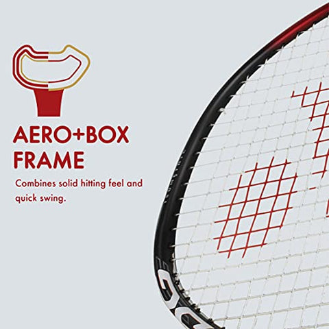 Image of YONEX Voltric 0.7 DG Slim Tri Voltage System Graphite Badminton Racquet (Navy Blue , 35 Lbs Tension, Slim Shaft)