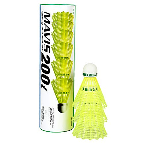 Image of Yonex GR 303 Aluminum Blend Badminton Racquets with Full Cover, Pack of 2 (Black + Red) and Mavis 200i combo