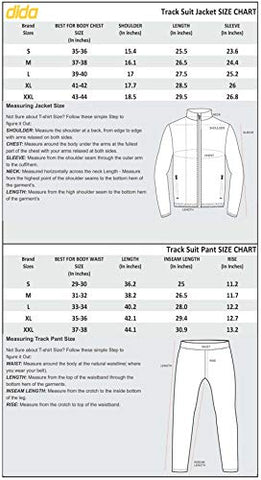 Image of DIDA Black Polyester Athletic Gym Running Sports Tracksuit for Men