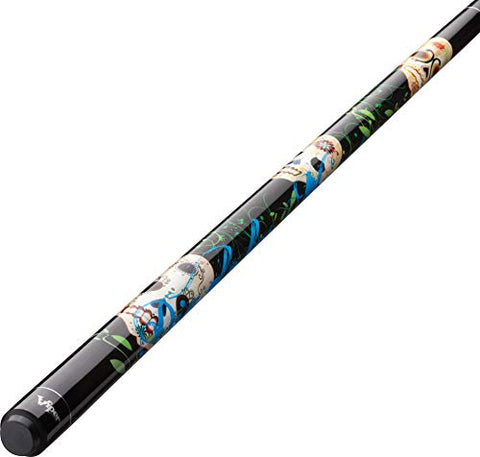 Image of Viper Underground 58" 2-Piece Billiard/Pool Cue, Dia De Los Muertos, 18 Ounce