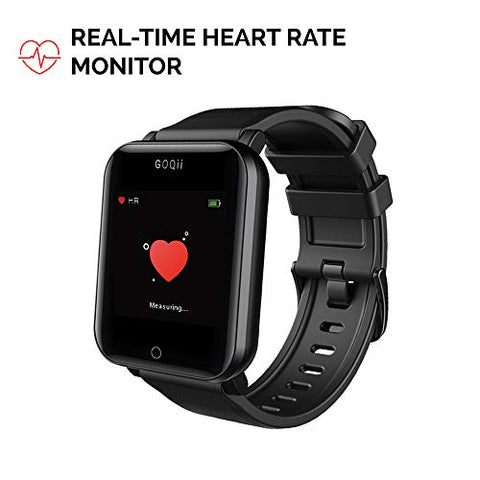 Image of GOQii Smart Vital Junior for Kids Fitness (Cherry and Cream)+GOQii Smart Vital Fitness SpO2, Body Temperature and Blood Pressure Tracker with 3 Months Personal Coaching