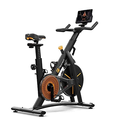 Image of Flexnest Flexbike Spin Bike | Smart Bluetooth Exercise Cycle for home gym with Live Classes on App, 100 Resistance Levels stationary Exercise Bike for Home Gym Workout & Cardio weight loss machine gym cycle (Black)