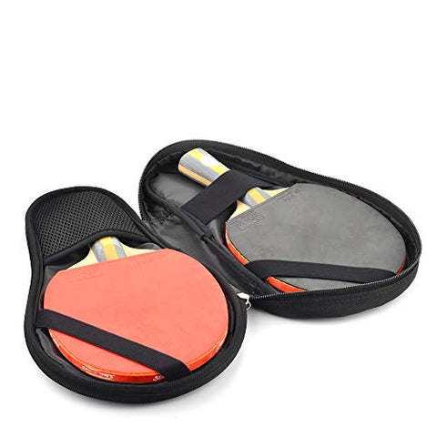 Image of CM Table Tennis Racket Case Cover Ping Pong Paddle Carry Bag with Ball Storage Pocket, for 2 Paddles