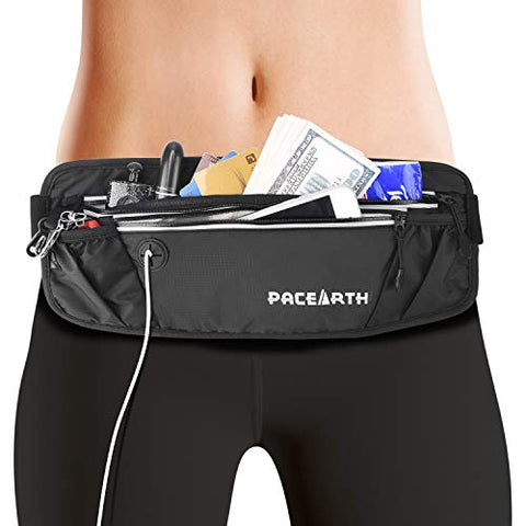 Image of PACEARTH Fanny Pack Waist Bag with RFID Block - Theft Protection Water Resistant Hip Bum Bag with Adjustable Strap Earphone Hole for Men Women Outdoors Workout Traveling Jogging Running Hiking Cycling