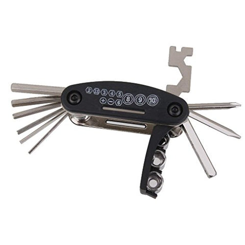 Image of Inditradition 13 in 1 Multifunctional Bicycle Repair Toolkit | Complete Tool Set for Bikes (Steel)