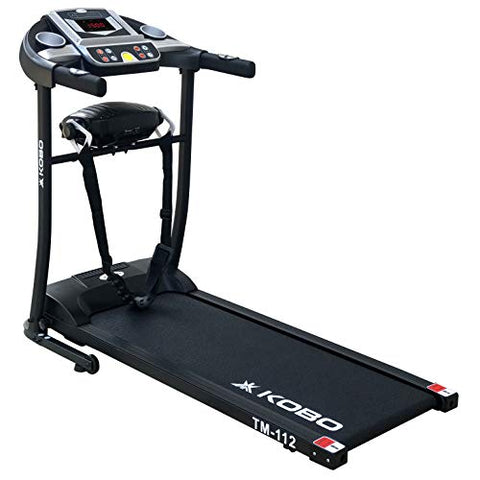 Image of Kobo Home Series 1 HP - 2 HP Peak Motorised Multi-Function Treadmill for Home with Massager, Max Speed 14Km/Hr, Max User Weight 100 Kg (Free Installation Assistance)