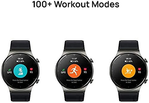 Image of HUAWEI Watch GT 2 Pro Smartwatch, 1.39" AMOLED HD Touchscreen, 2-Week Battery Life, GPS and GLONASS, SpO2, 100+ Workout Modes, Bluetooth Calling, Heartrate Monitoring, Grey