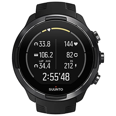 Image of Suunto 9 BARO Black, Durable GPS Sports Watch, Long and Smart Battery Life