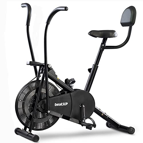 beatXP Vortex Active 2M Air Bike Exercise Cycle for Home Gym