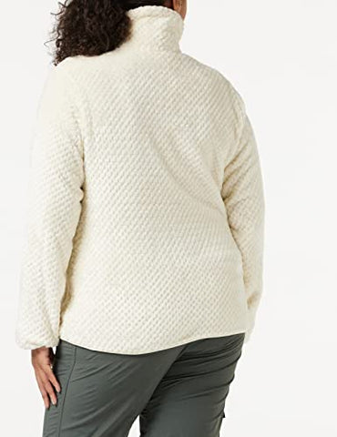 Image of Columbia Women's Fire Side II Sherpa Full Zip, Chalk, X-Small