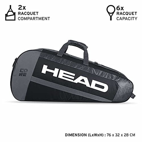 Image of HEAD Core 6R Combi Kit Bag (Black/White)