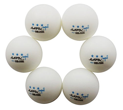 Image of MAPOL REGAIL 3-star 40 mm Table Tennis Balls Advanced Training Ping Pong Balls, White -50 Pieces