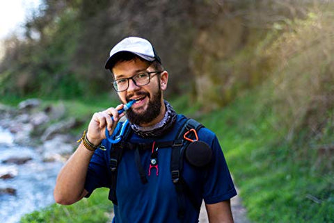 Image of AXEN On-Off Bite Valve with 5 Color Mouthpieces, Pack of 6