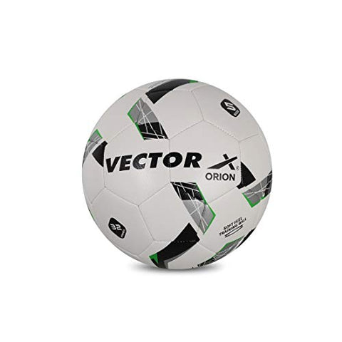 Image of Vector X Orion TPU Machine Stitched Football (Size-5) (White-Green)